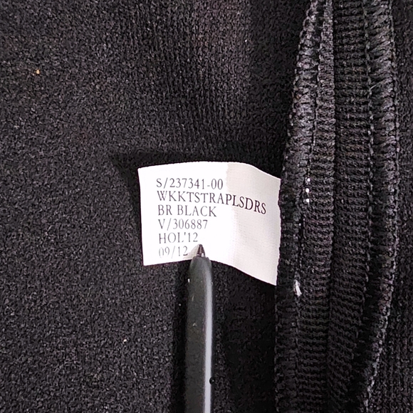 NWT Banana Republic Black Strapless Knee Length Bodycon Petite Dress - Picture 8 of 9